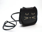 Borsa a tracolla per bambini con gatto nero Mina
