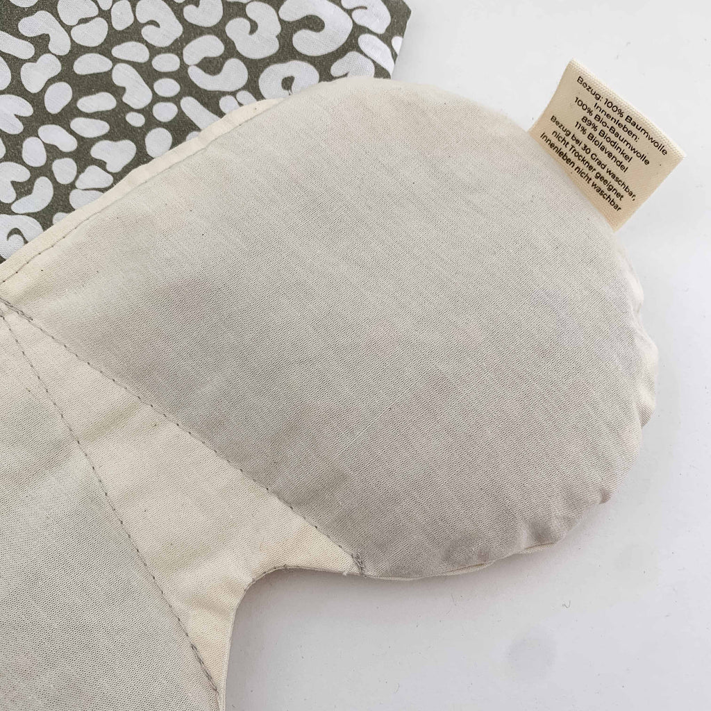 Cuscino per occhi alla salvia con motivo Leone