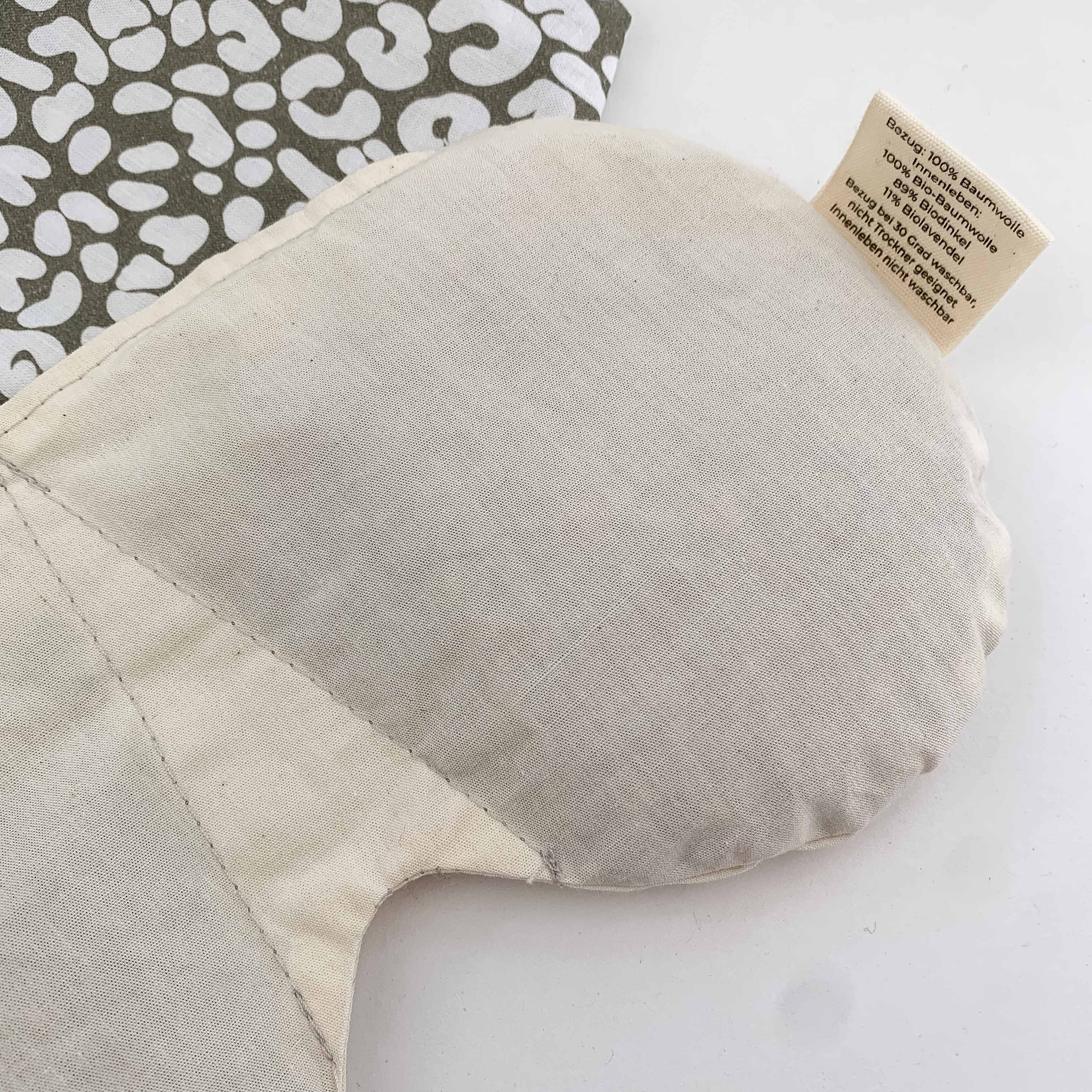 Cuscino per occhi alla salvia con motivo Leone