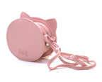 Borsa a tracolla per bambini a forma di gatto rosa Gaspard