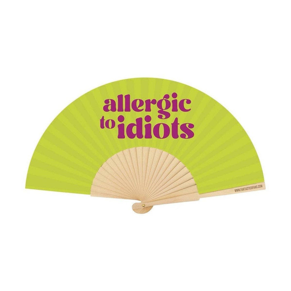 Slogan "Allergico agli Idioti" ventilatore 23 cm
