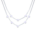 Collana Doppio Filo Con Cuore