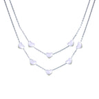Collana Doppio Filo Con Cuore
