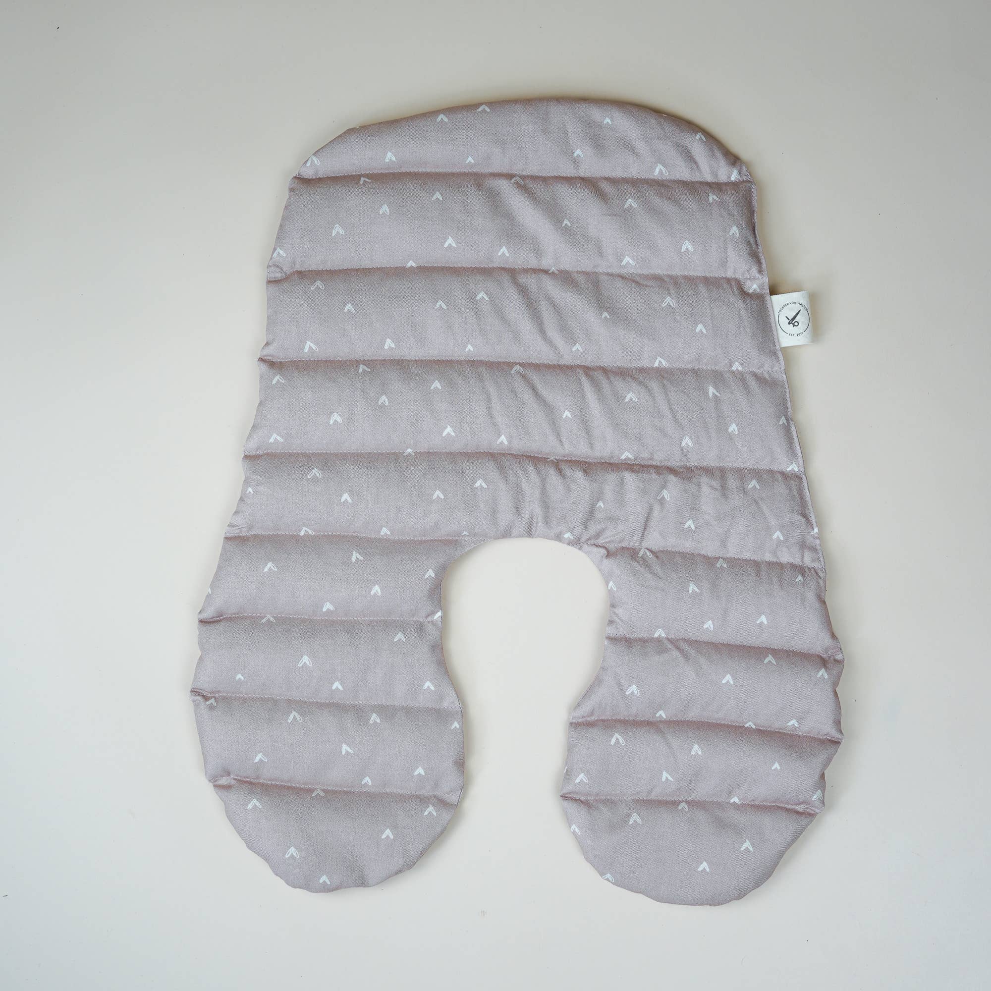 Cuscino termico riempito con farro per il collo cuscino di farro rosa