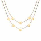 Collana Doppio Filo Con Cuore