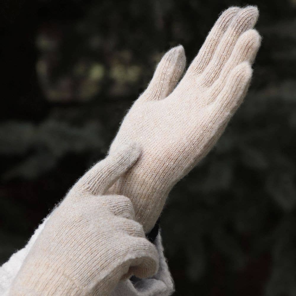 NATACHA - Guanti tattili glitterati