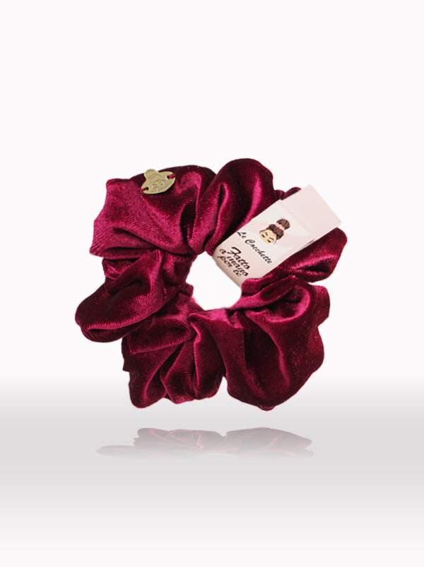 Scrunchie Velvet Bordeaux