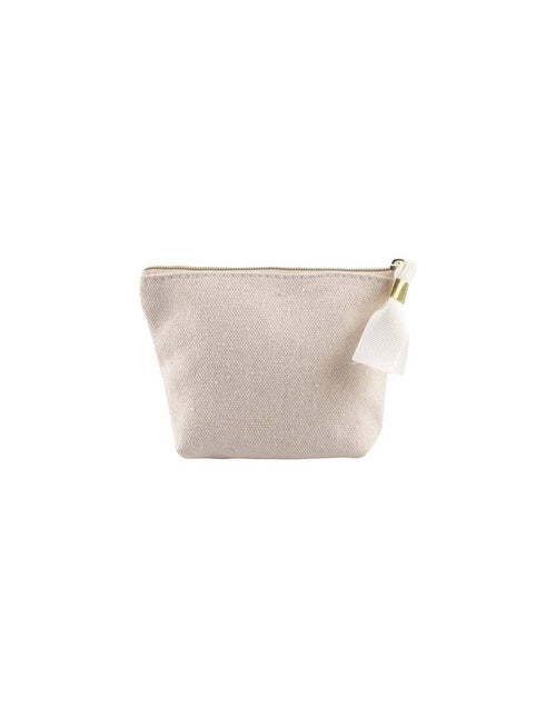 Borsa in cotone con manico con dettagli dorati personalizzabili in vinile