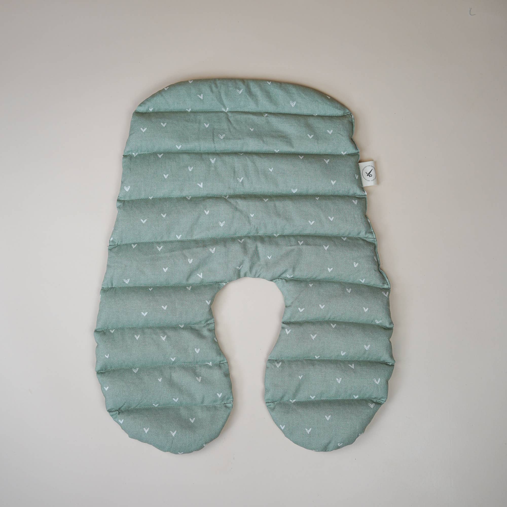 Cuscino termico riempito con farro per il collo cuscino di farro rosa