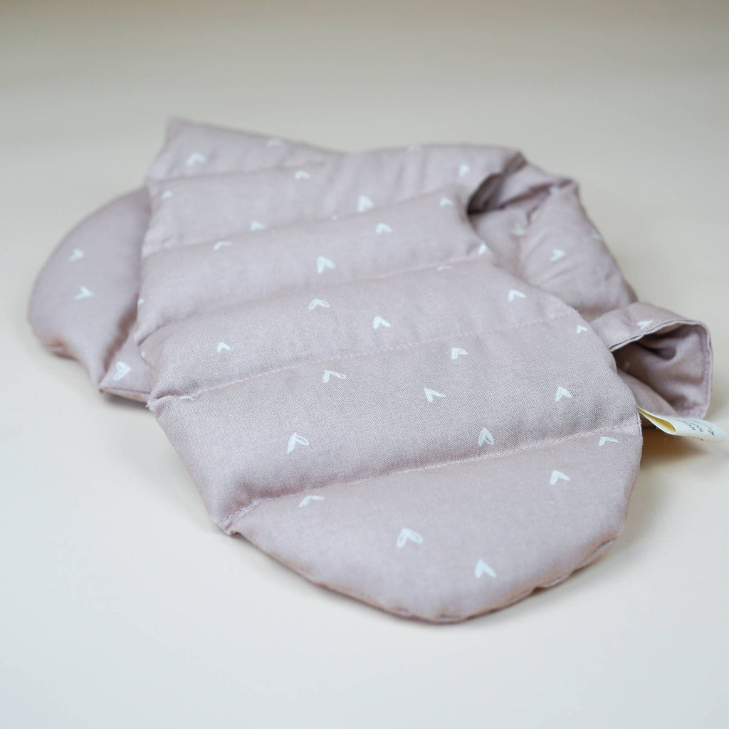 Cuscino termico riempito con farro per il collo cuscino di farro rosa