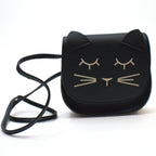 Borsa a tracolla per bambini con gatto nero Mina