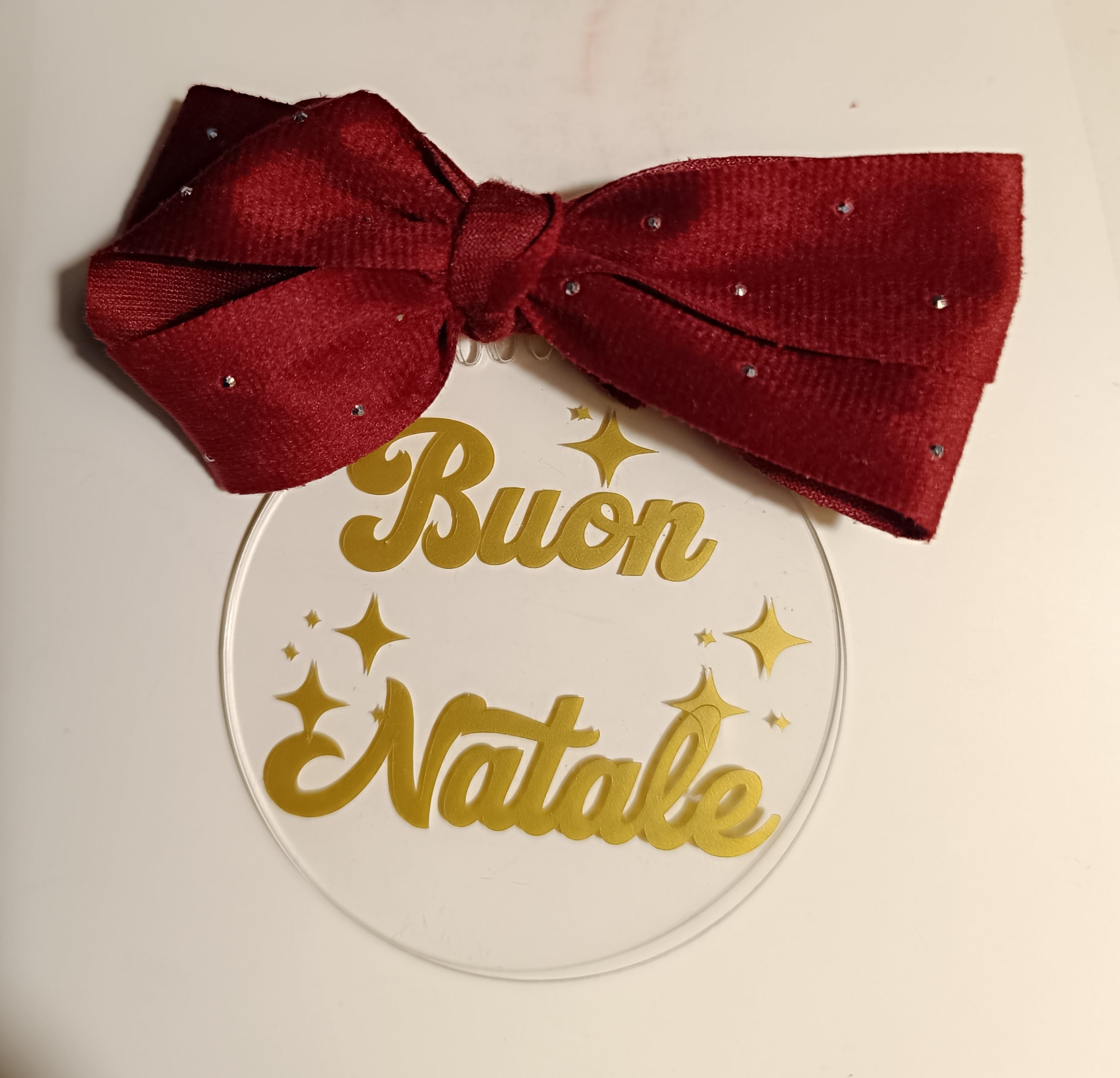 Pallina di Natale "Flat" personalizzata