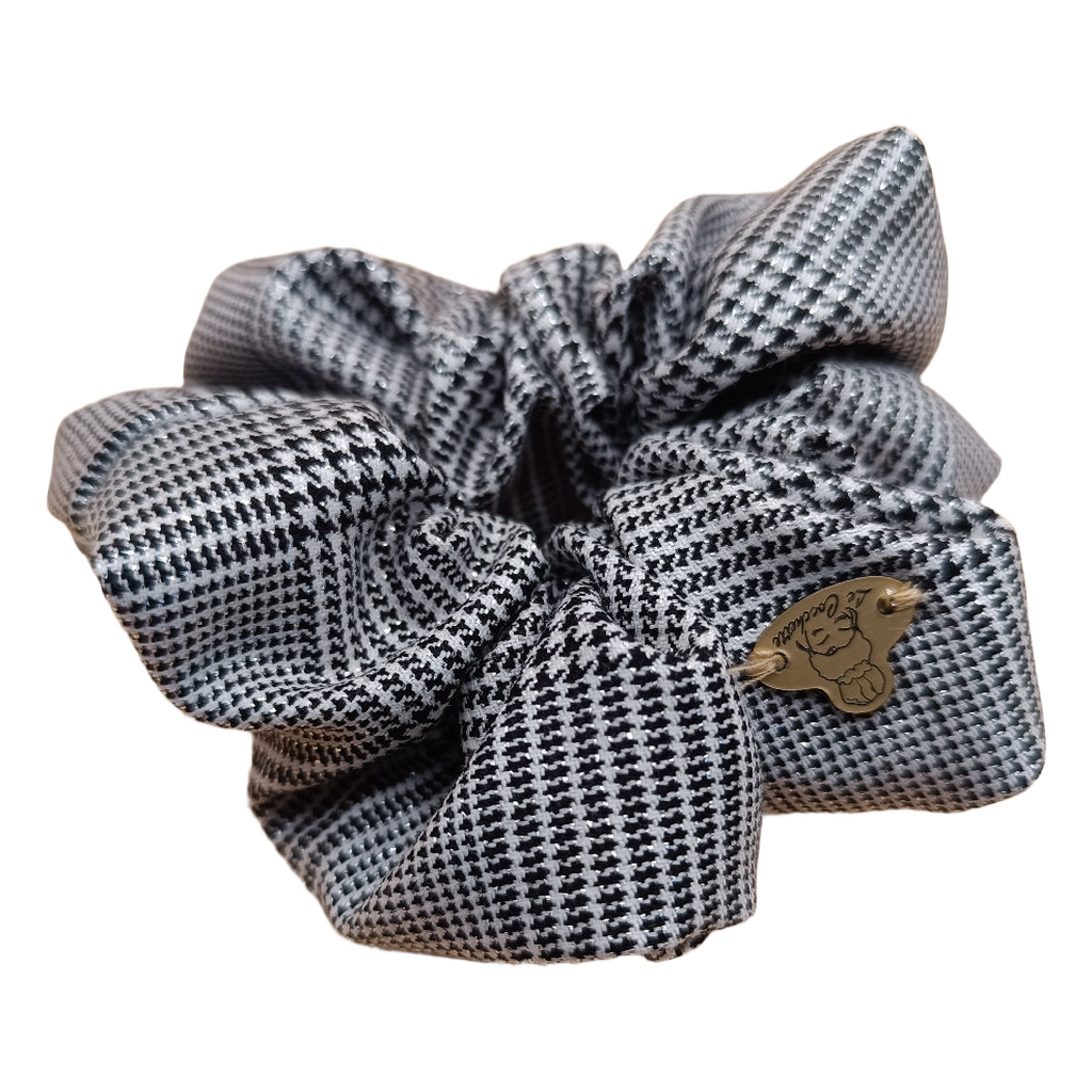 Scrunchie Principe di Galles Sparkly