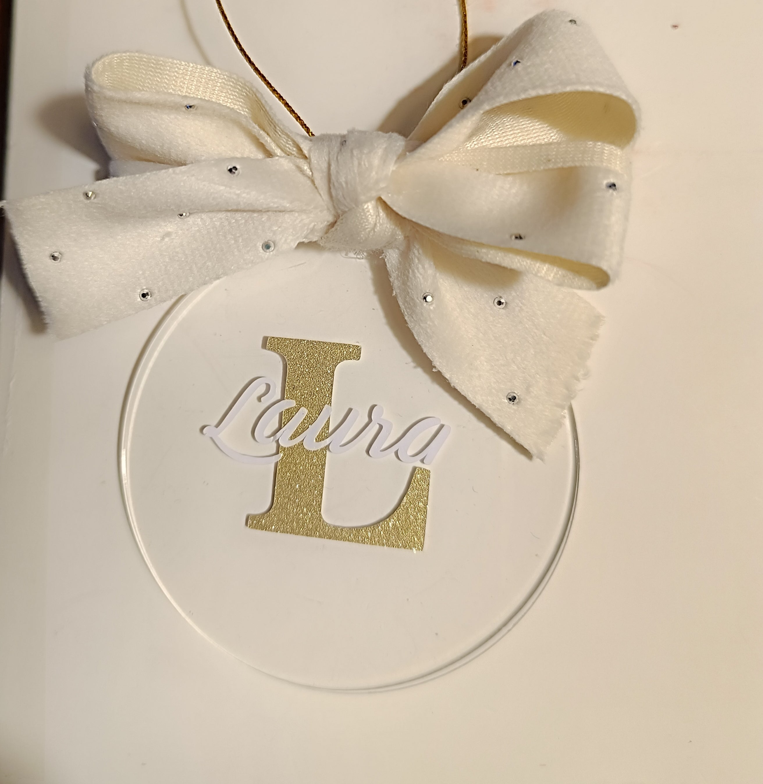 Pallina di Natale "Flat" personalizzata